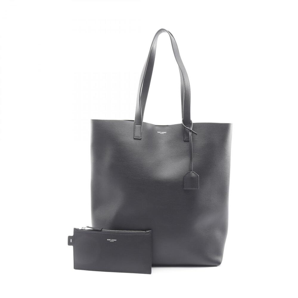 Saint Laurent Paris Tote Bag Leather Black